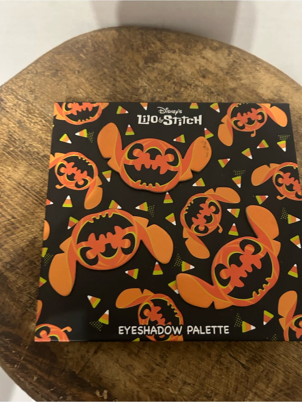 Disney Lilo & Stitch Halloween Orange & Black Eyeshadow Palette